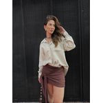 Saia Feminina Amarração Marrom