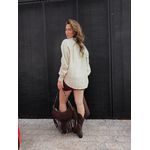 Saia Feminina Amarração Marrom