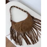 Bolsa Feminina Franjas Caramelo