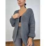 Cardigan Larissa Cinza