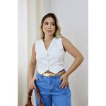 Colete Alfaiataria Feminino Off