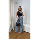 Calça Feminina Wide Leg Marmorizada Clara 