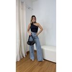 Calça Feminina Wide Leg Marmorizada Clara 