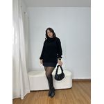 Blusa Tricot Mousse Over Preto