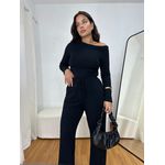 Conjunto Feminino Moletinho Preto 