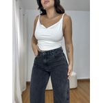 Cropped Feminino Alça Decote Degagê Off