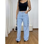 Calça Feminina Wide Leg Cargo Ciara