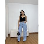 Calça Feminina Wide Leg Cargo Ciara