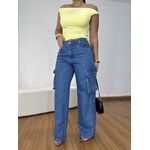 Calça Wide Leg Feminina Cargo 02