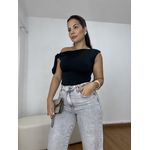 Blusa Feminina Detalhe Nó Preta
