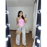 Blusa Frente Única Tricot Rosa