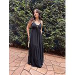 Vestido Feminino Amarração Busto Preto