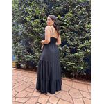 Vestido Feminino Amarração Busto Preto