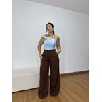 Body Nula Manga Detalhe Fivela Azul