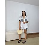Conjunto Feminino Tricot Branco