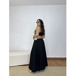Vestido Midi Vazado Preto Julia