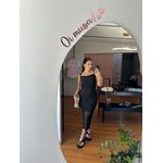Vestido Tule Preto Alça