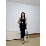 Vestido Midi Gabi Preto
