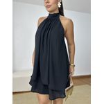 Vestido Clara Musseline Preto