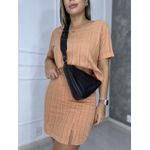 Blusa Xadrez Caramelo
