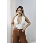 Blusa Feminina Frente Única Poliamida Liana Off
