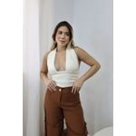 Blusa Feminina Frente Única Poliamida Liana Off
