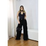 Calça Pantalona Feminina Liv Preta