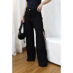 Calça Pantalona Feminina Liv Preta