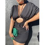 Vestido Busto Franzido