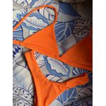 Biquini Basic Laranja Colméia Asa Delta
