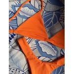 Biquini Basic Laranja Colméia Asa Delta
