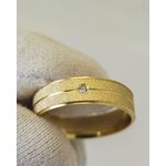 Alianças Trabalhadas Diamantadas 6mm casamento noivado