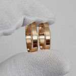 Aliancas Chanfradas Trabalhadas 4mm casamento noivado