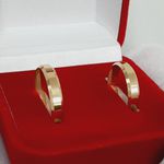 Aliancas Chanfradas Trabalhadas 4mm casamento noivado