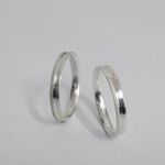 Aliança Prata Dueto Cronus Namoro Compromisso