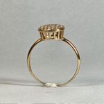 anel galeria cravejado ouro 18K