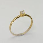 Solitario Trançado Zirc 3mm