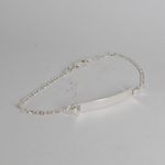 Pulseira de chapa Prata 925 Piestrini Adulto