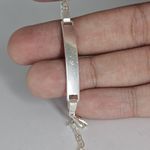 Pulseira de chapa Prata 925 Piestrini Adulto