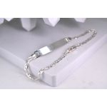 Pulseira de chapa Prata 925 Piestrini Adulto