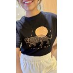 T-shirt Gabi Onça Preta