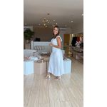 Conjunto Saia Longa E Blusa Cropped Lorena Branco