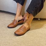 Mocassim Valentina Caramelo