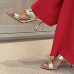 Tamanco Violeta Ouro