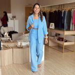 Trijunto Eleonora Azul Claro