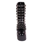 Coturno Feminino 421 Couro Verniz
