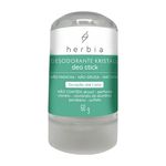 Desodorante Cristal em Pedra - Sem Perfume - Herbia 60g