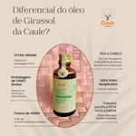 Óleo de Girassol Extra Virgem Ayurveda Caule 50ml