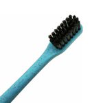 Escova de Dente Ecológica Azul Macia com Carvão Caule