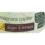 Máscara Capilar Natural e Vegana com Argan & Linhaça - Boni - 250gr